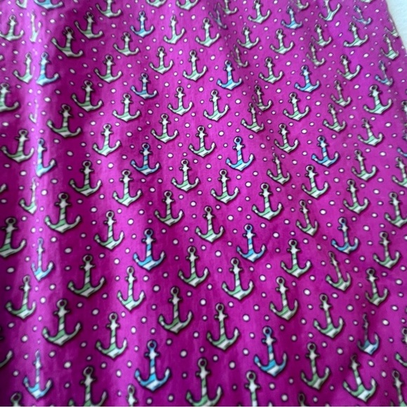 Vineyard Vines Pink Anchor Patterned Pajama Pants Drawstring Waist Women’s Small - Picture 4 of 7